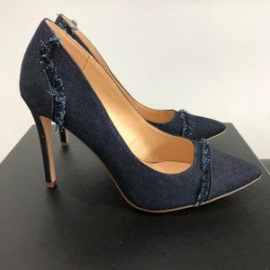 Denim Detail Pumps